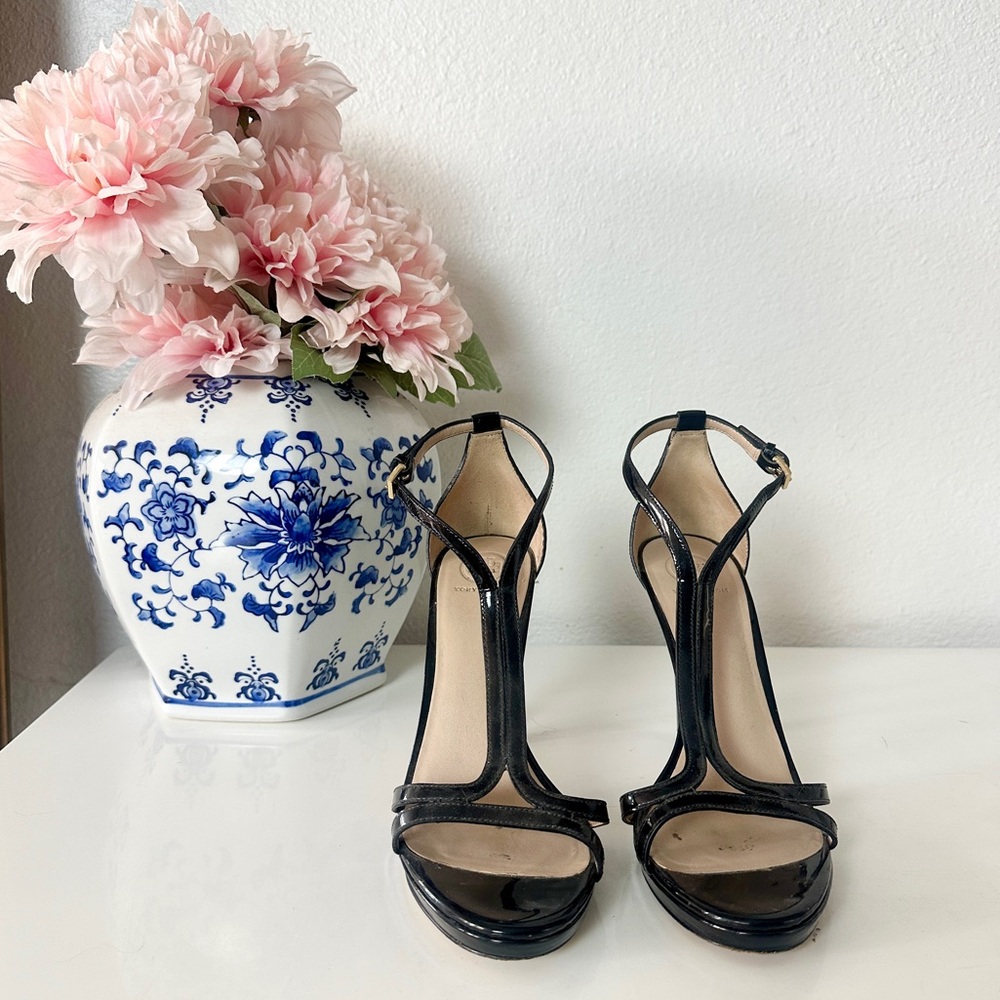 Tory Burch Black Strappy Women's Heels